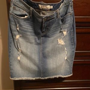 Torrid denim skirt